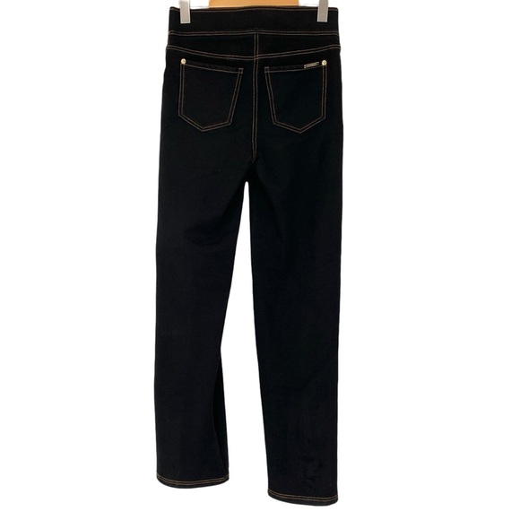 Nygard Slims Size Small Black Straight Leg Pull On Elastic Waist Comfort Stretch - Picture 2 of 7